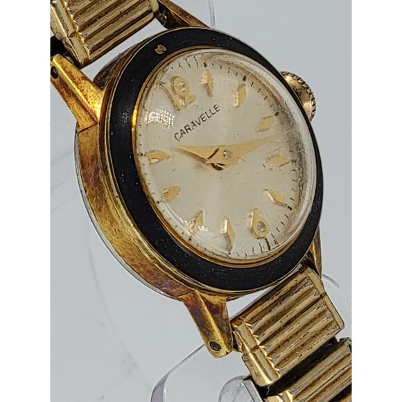 Vintage Caravelle Women\'s Petite Base Metal Bezel Stainless Steel Back main image 7